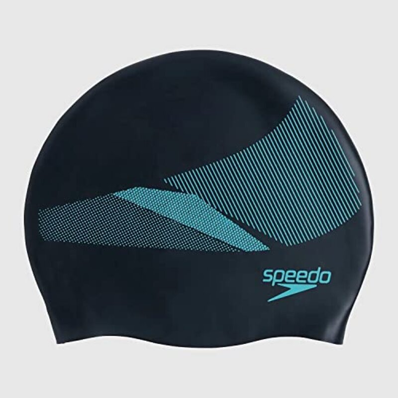 Speedo Reversible Moulded Silicone Swimming Cap, Multicolour