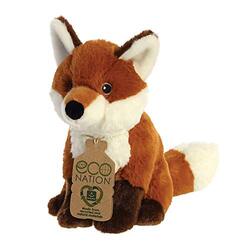 Aurora 9" Eco Nation Fox Soft Toy, Ages 0+, 35009, Red/White