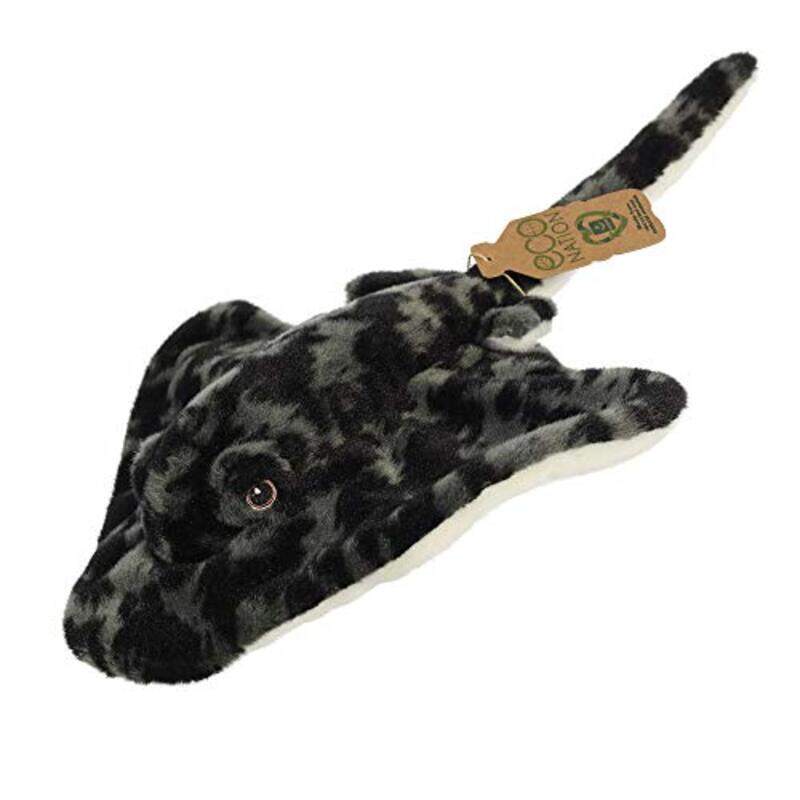 

Aurora 12" Eco Nation Stingray Soft Toy, Ages 0+, 35019, Black/Grey