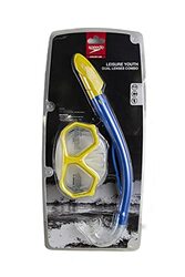Speedo Junior Leisure Dual Lenses Combo Swimming Goggles, Yellow