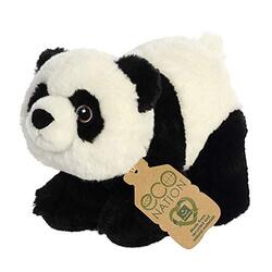 Aurora 9" Eco Nation Panda Soft Toy, Ages 0+, 35012, Black/White