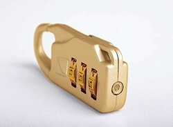 Travel Blue Gold Luggage Lock, Gold