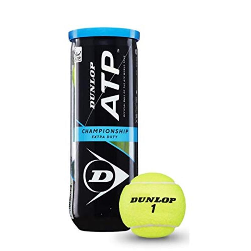 Dunlop ATP Championship Tennis Ball Set, 72 Pieces, Green