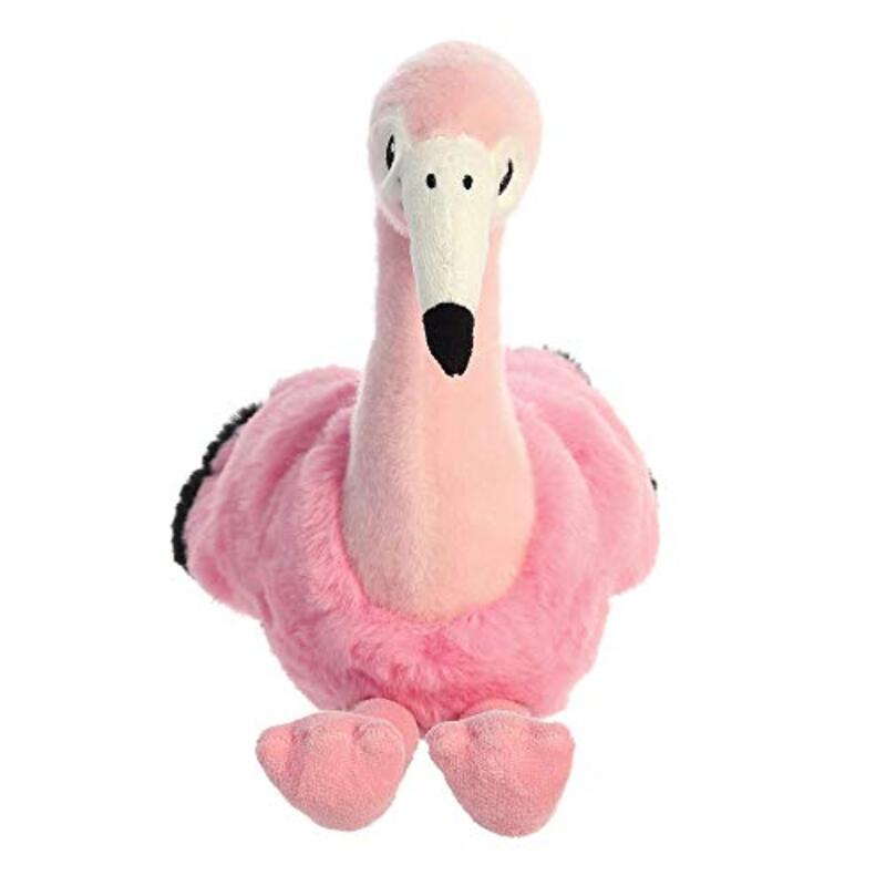 Aurora 9.5" Eco Nation Flamingo Soft Toy, Ages 0+, 35005, Pink