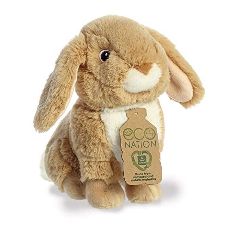 

Aurora 9" Eco Nation Lop-Eared Rabbit Soft Toy, Ages 0+, 35042, Brown