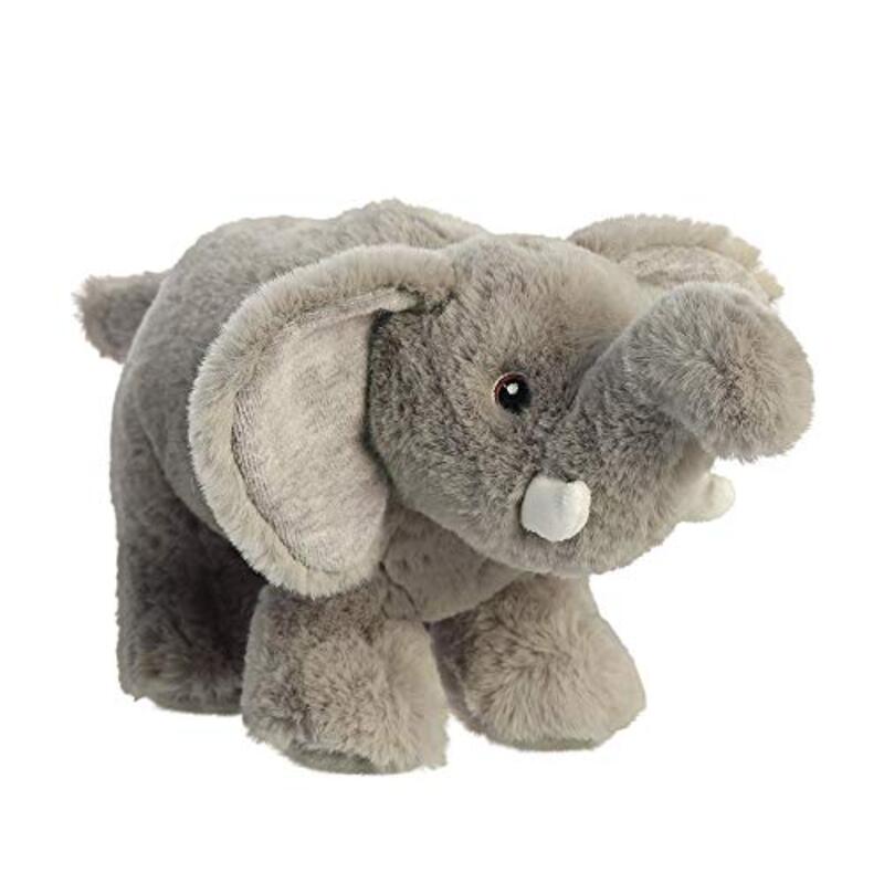 Aurora 10.5" Eco Nation Elephant Soft Toy, Ages 0+, 35002, Grey