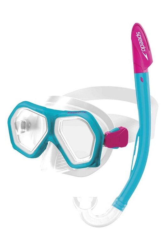 Speedo Junior Leisure Dual Lenses Combo Swimming Goggles, Multicolour