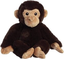 Aurora 9.5" Eco Nation Chimpanzee Soft Toy, Ages 0+, 35032, Brown