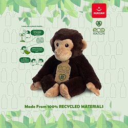 Aurora 9.5" Eco Nation Chimpanzee Soft Toy, Ages 0+, 35032, Brown
