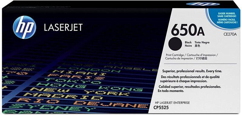 

HP 650A Laser Jet Toner Cartridge 650 Black