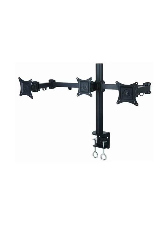 

Universal Triple Monitor Stand Desk Mount, Black