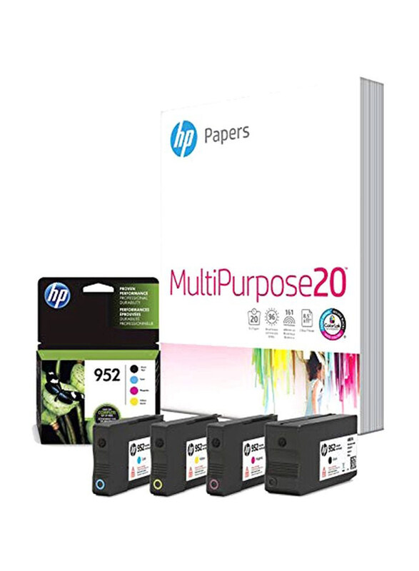 

HP 952 Multicolour Ink Toner Cartridge, 4 Pieces