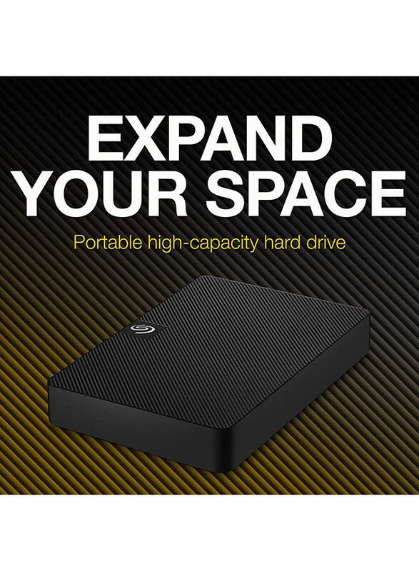 Seagate 5TB HDD Expansion External Portable Hard Drive with Rescue, USB 3.0, STKM5000400, Black