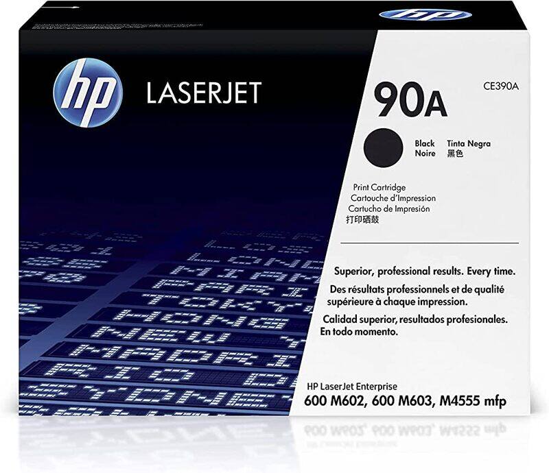 

HP 90A Original LaserJet Toner Cartridge Black