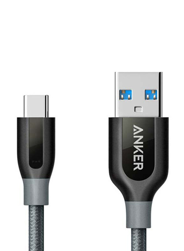 

Anker 3-inches Powerline+ Micro USB Cable, 3.0 USB Type A to USB Type-C Cable, Grey