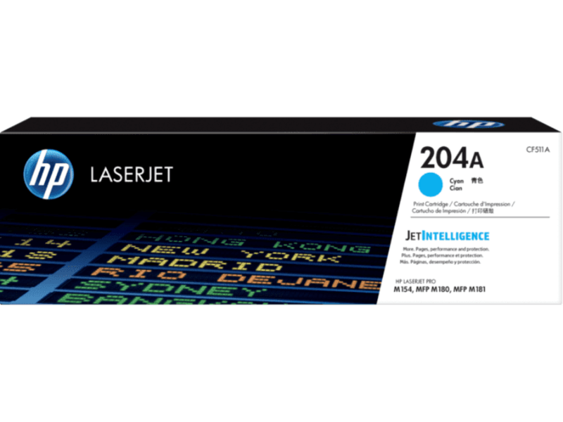 

HP Jet Intelligence Toner Cartridge 204A Cyan