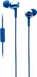 MDR - EX255AP In-Ear Subwoofer Mobile Phone Line Control Earphones Blue