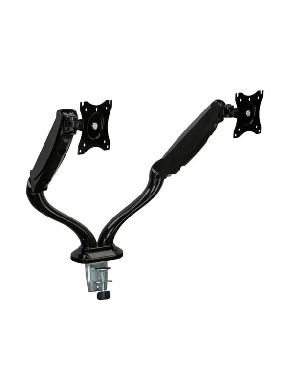 

Universal Dual Monitor Articulating Clamp Mount for Monitor, Black