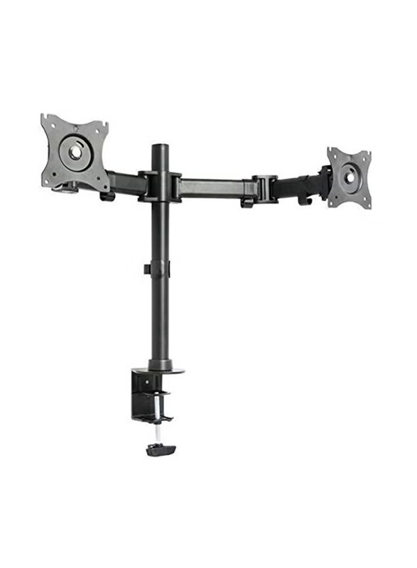 

Universal Dual Arm Desktop Mount for Monitor, Black