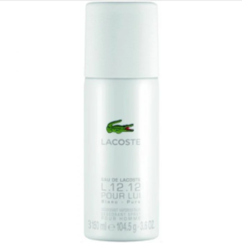 Eau De Lacoste Blanc 150ml Deo.Spy for Unisex