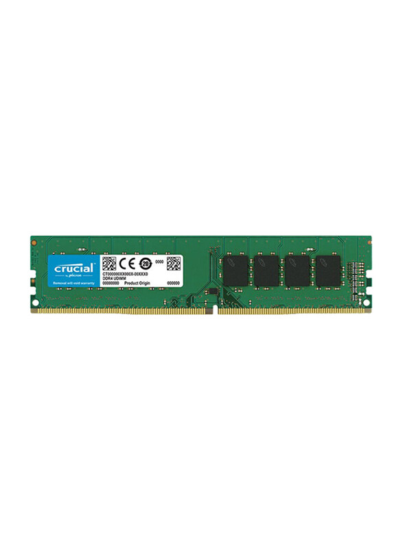 

Crucial DDR4 2666 8GB Memory Module, PC4-21300, Green