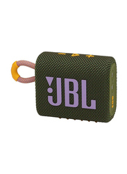 Jbl Go 3 Portable Wireless Bluetooth Speaker, JBLGO3GRN, Green