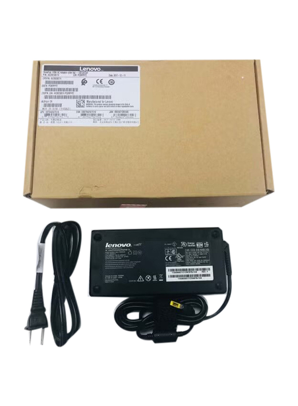 Lenovo 170W Slim Tip Power Adapter for Laptops, 4X20E50574, Black