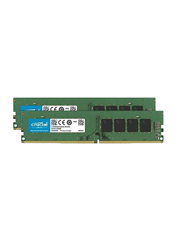 

Crucial Desktop Memory Module, 2 Piece, Green