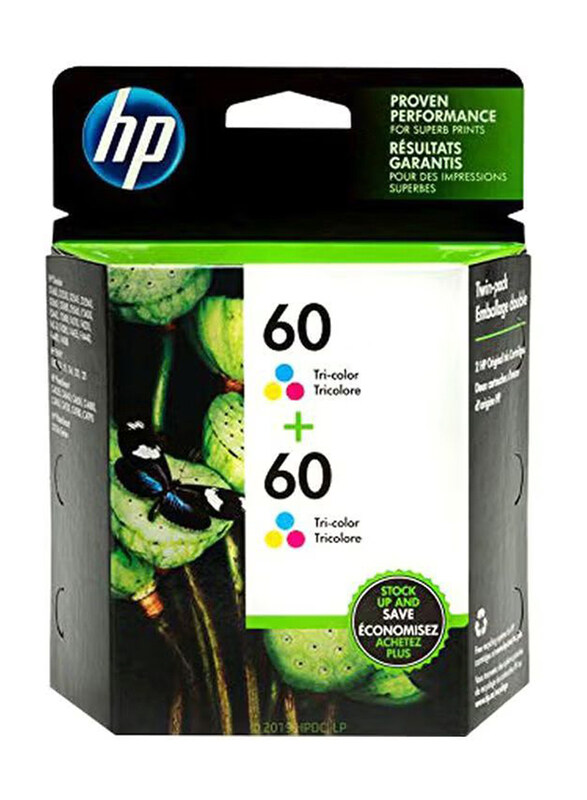 

HP 2-Piece 60 Tri-Color Original Ink Cartridge