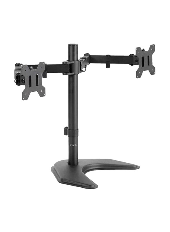 

Universal Dual Monitor Desk Mount, Black