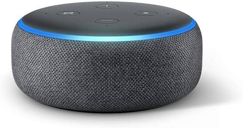 

Echo Spot Echo Dot 3th Genenration smart bluetooth speaker with Alexa Use your voice to control smart home devices Black