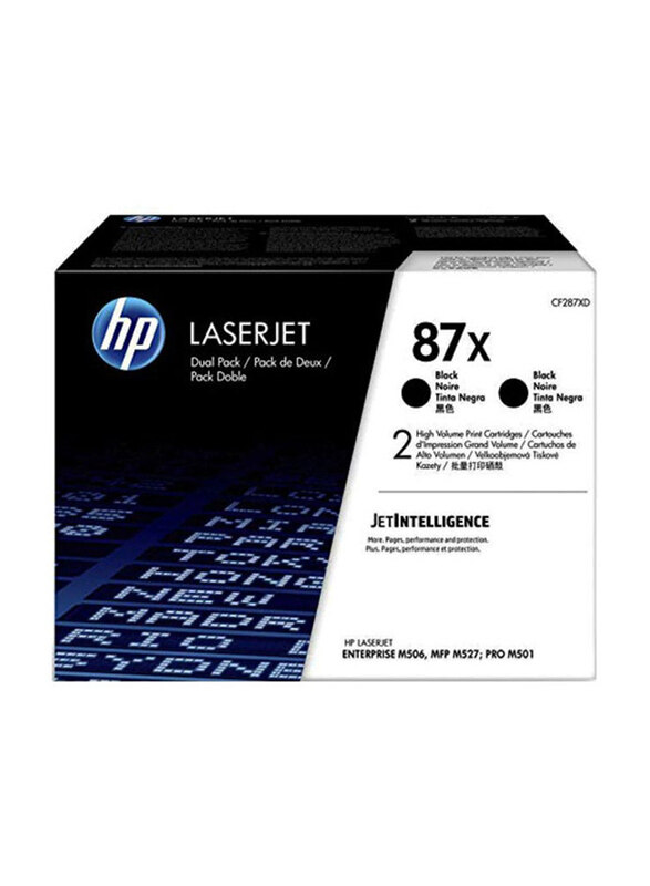 

HP Black 87X Cartridge Toner, 02509BAUXXB01MXZY2Q5, 2 Pieces