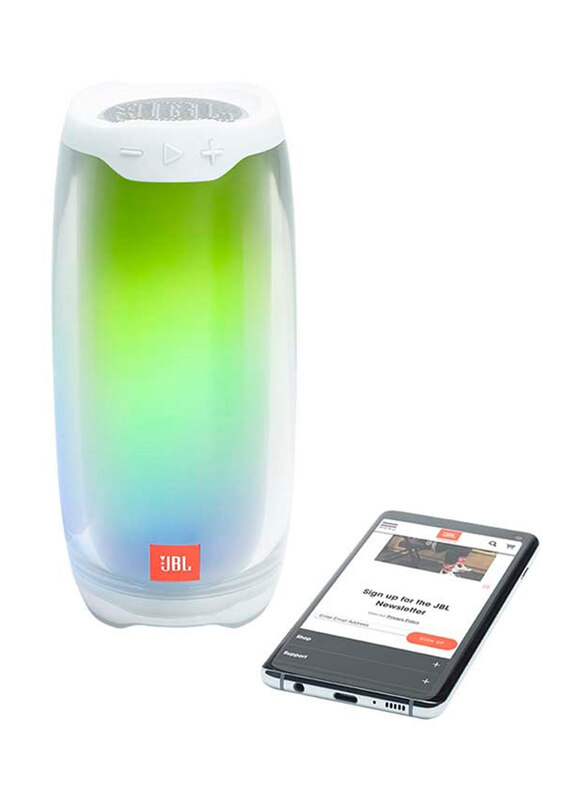 Jbl Pulse 4 Portable Bluetooth Speaker, Pulse 4_White, White