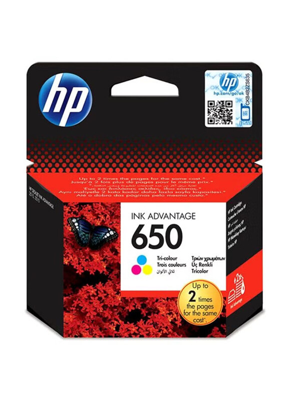 

HP 650 Tri-Color Advantage Ink Cartridge