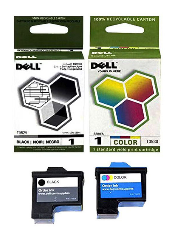 

Generic Dell 2-Piece Tri-Color Genuine Ink Cartridge