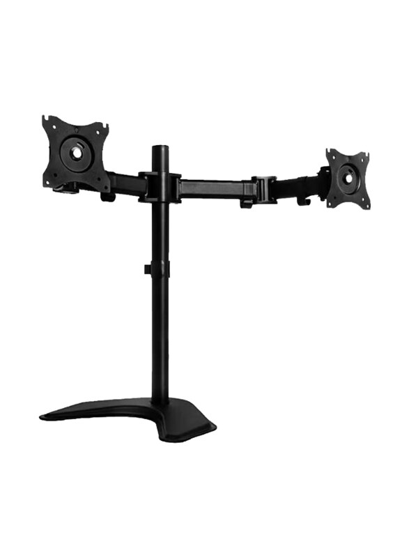 

Universal Dual Free-Standing Mount for Monitor, Black