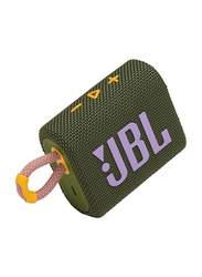 Jbl Go 3 Portable Wireless Bluetooth Speaker, JBLGO3GRN, Green