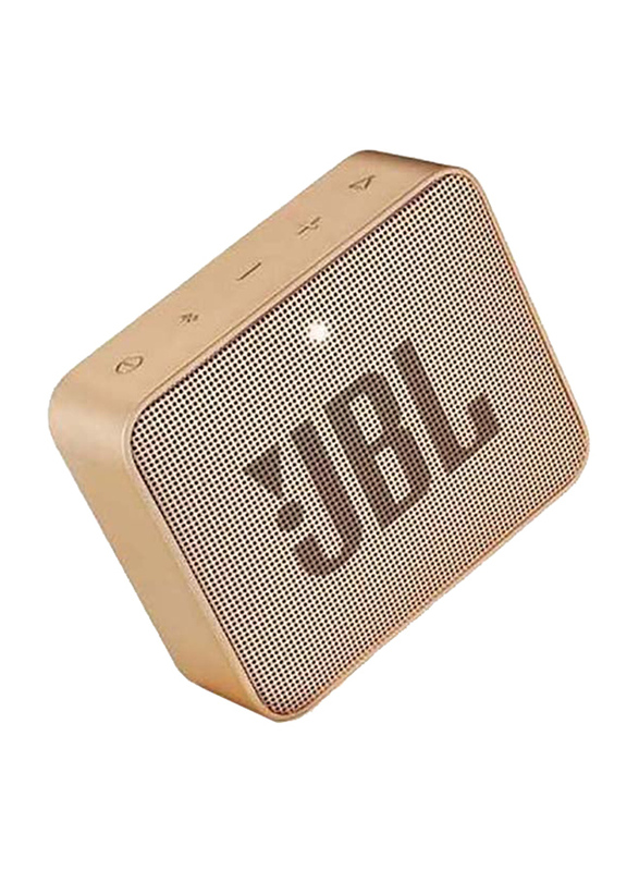 Jbl Go 2 Wireless Portable Bluetooth Speaker, JBLGO2CHAMPAGNE, Gold