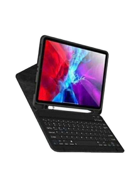 

Generic Wireless English Keyboard Case Cover for Apple iPad Pro 12.9 inch (2015-2017), Black