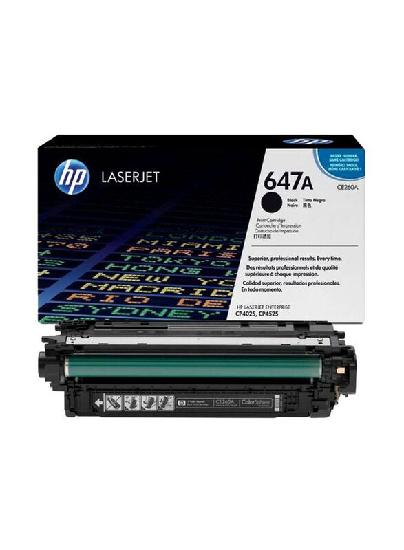 

HP 647A Black LaserJet Toner Cartridge