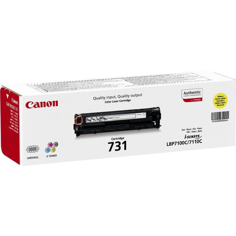 

Canon 731 Toner For Printer Yellow