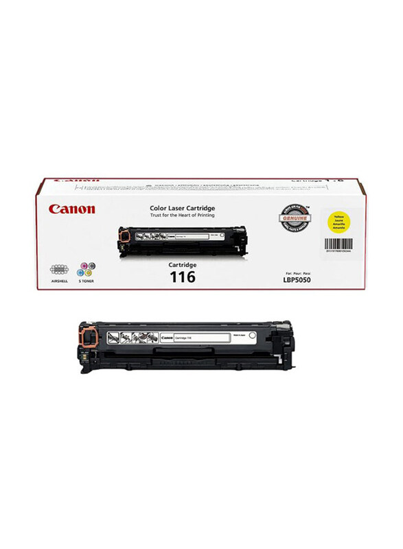 

Canon 116 Yellow Colour Laser Printer Cartridge