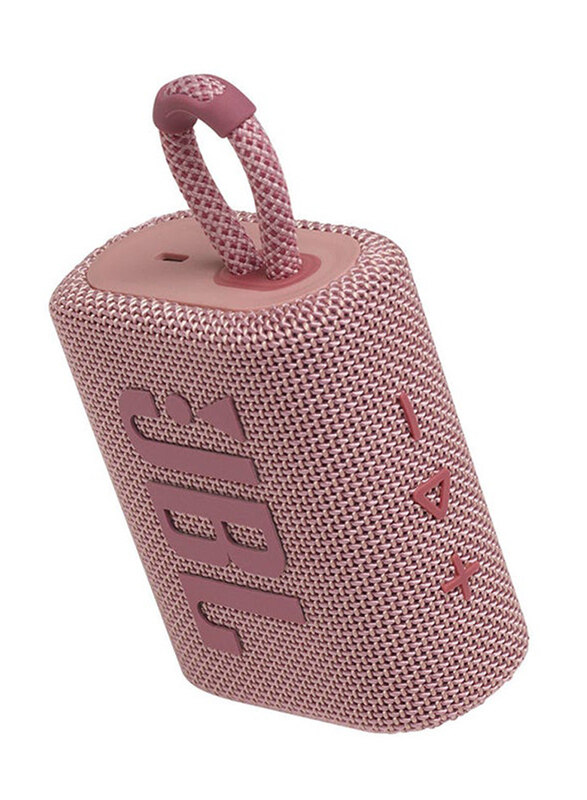 Jbl Go 3 Portable Wireless Bluetooth Wireless Speaker, JBLGO3PINK, Pink