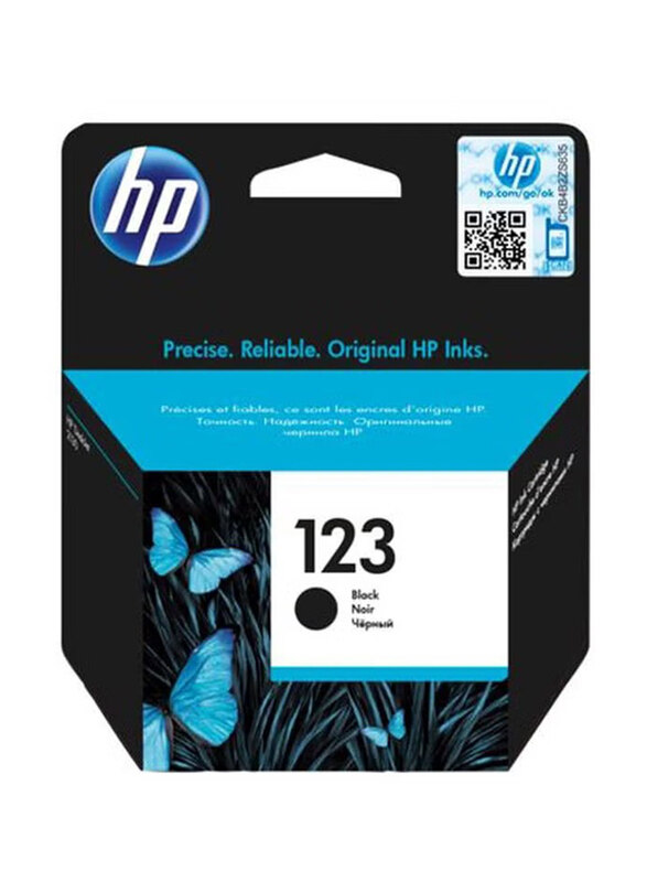 

HP 123 Black Ink Cartridge