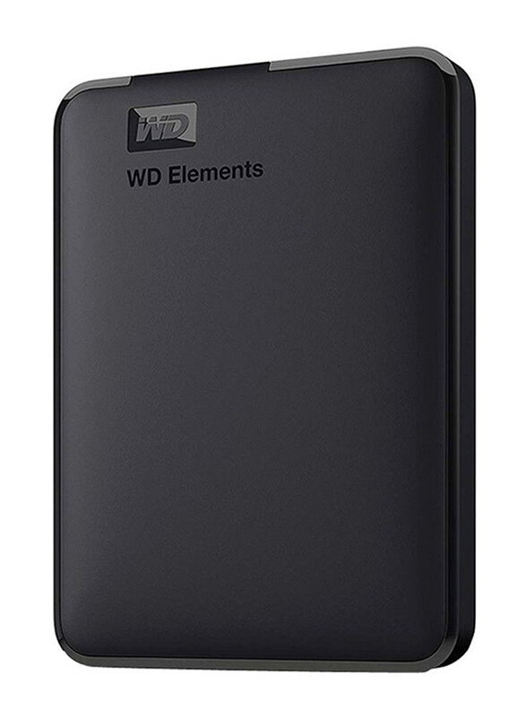 Wd Elements 2TB HDD External Portable Hard Drive, USB 3.0, WDBU6Y0020BBK-WESN, Black