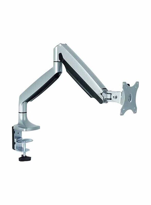 

Generic Adjustable Desk Mount TV Stand, Silver