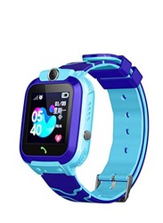 XO h100 smart watch for kids Supports sim card two way calling, Flashlight, camera, with magnetic charging Waterproof design For kids, birthdays, surprises 49 mm Blue