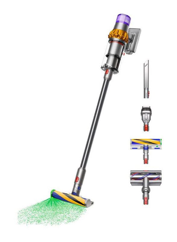 

Dyson V15 Detect Absolute Cordless Vacuum Cleaner, 660W, Yellow/Iron/Nickel+F5