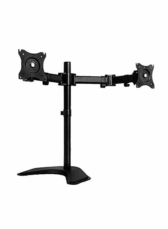 

Generic Free Standing Double Arm TV Stand, Black