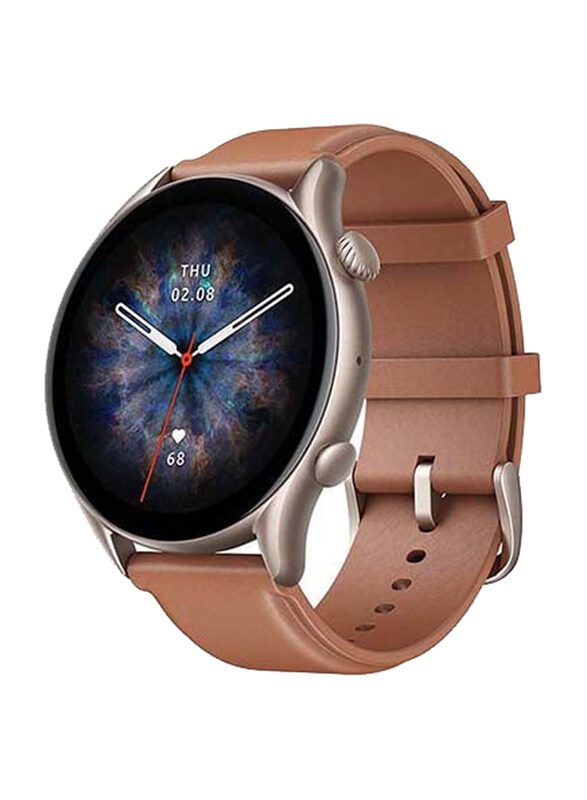 

Amazfit GTR 3 Pro Smart Watch, 1.45 inch Ultra HD AMOLED Display, Brown
